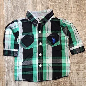 3/6 Month U.S. Polo Assn. Button Up Shirt